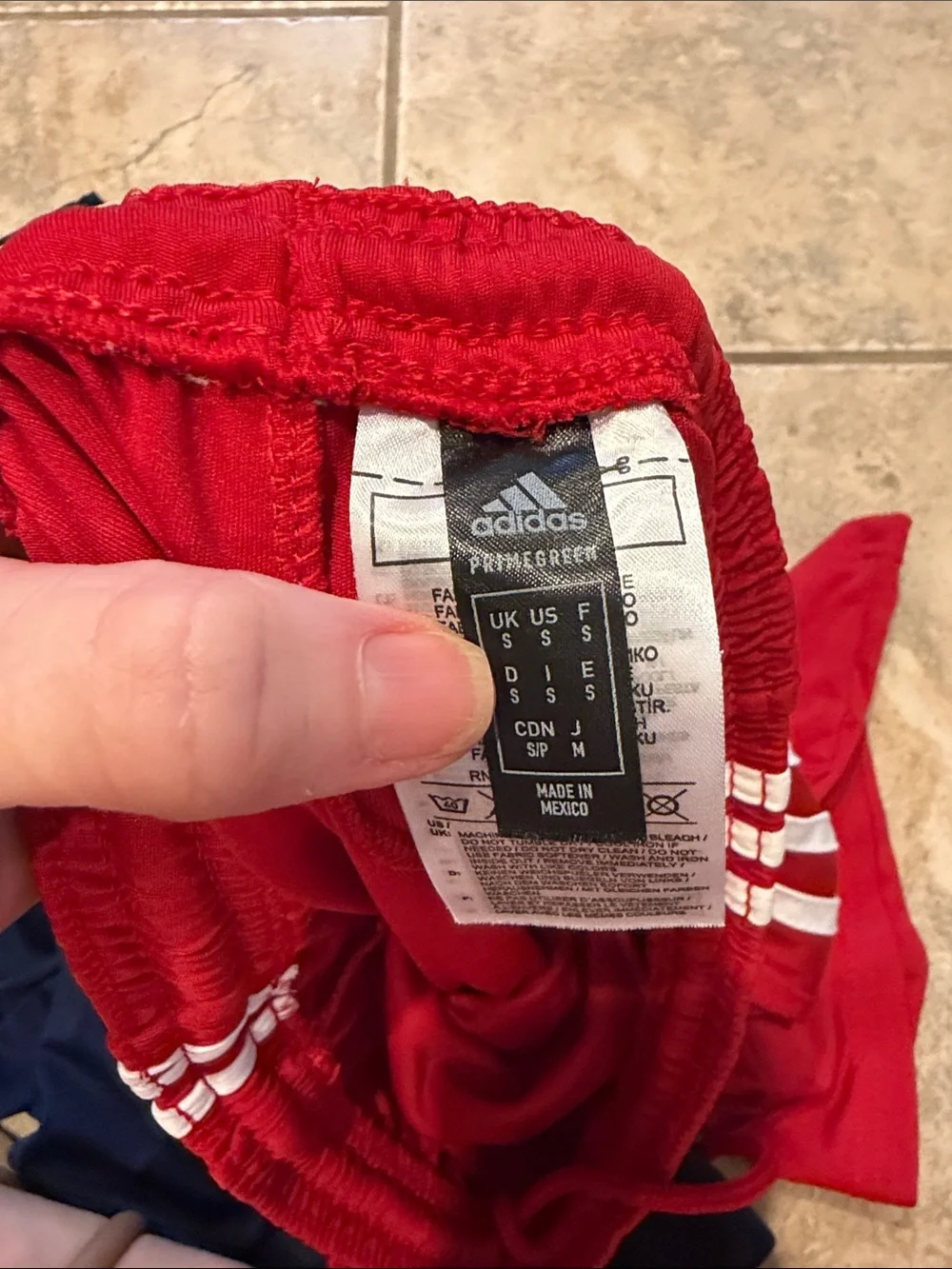 2pair ⚽️⚽️ adidas Navy / Red Athletic soccer Shorts bundle